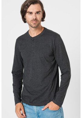 GAP Блуза с деколте Henley - Pepit.bg