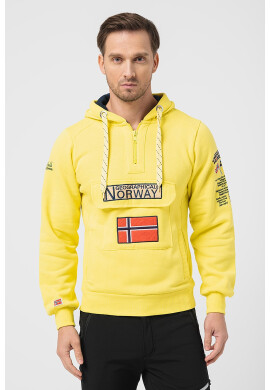 Geographical Norway Худи Gymclass с къс цип - Pepit.bg