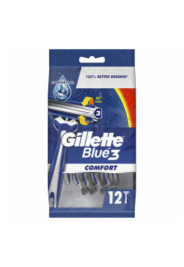 Gillette Самобръсначка Blue3 Regular 12 бр - Pepit.bg