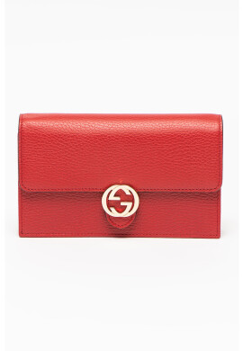 Gucci Кожен клъч с релеф - Pepit.bg