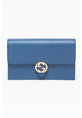 Gucci Кожен клъч с релеф - Pepit.bg