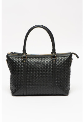 Gucci Кожена чанта с монограм - Pepit.bg