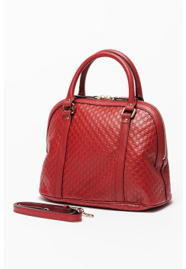 Gucci Кожена чанта с монограм - Pepit.bg