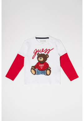 GUESS KIDS Блуза с дизайн 2в1 - Pepit.bg