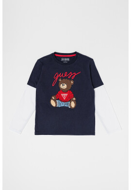 GUESS KIDS Блуза с дизайн 2в1 - Pepit.bg