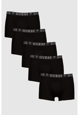 GUESS Боксерки с еластична талия - 5 чифта - Черен - Pepit.bg