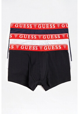 GUESS Боксерки с лого на талията - 3 чифта - Pepit.bg