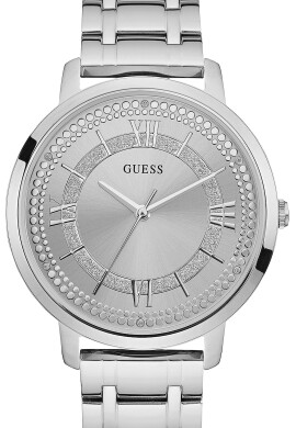 GUESS Иноксов часовник с кристали - Pepit.bg