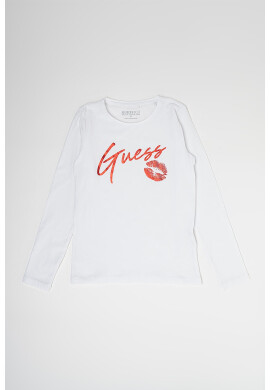 GUESS JEANS Блуза на лога - Pepit.bg