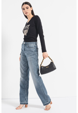 GUESS JEANS Блуза на лога - Pepit.bg