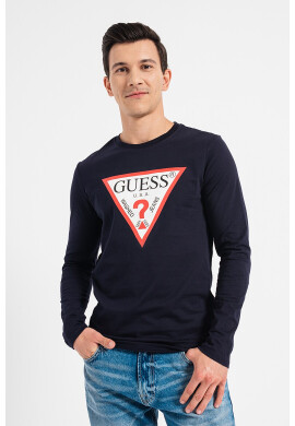 GUESS JEANS Блуза с лого - Pepit.bg