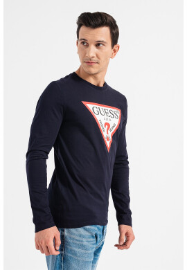 GUESS JEANS Блуза с лого - Pepit.bg