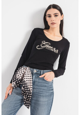 GUESS JEANS Блуза с лого - Pepit.bg