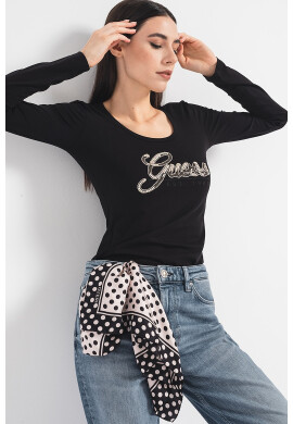 GUESS JEANS Блуза с лого - Pepit.bg