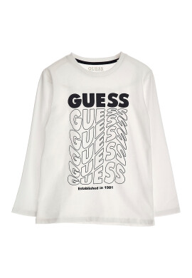 GUESS JEANS Блуза с лого - Pepit.bg