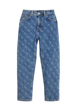 GUESS JEANS Дънки с монограми - Pepit.bg
