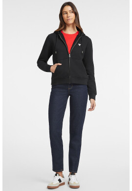 GUESS JEANS Худи с цип - Черен - Pepit.bg