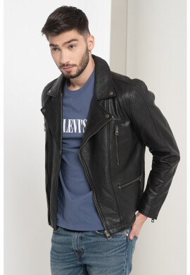 GUESS JEANS Кожено яке - Pepit.bg