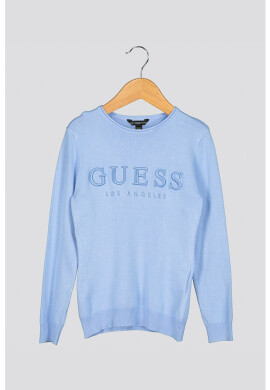 GUESS JEANS Пуловер с бродирано лого - Pepit.bg