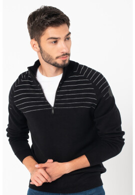 GUESS JEANS Пуловер с къс цип - Pepit.bg