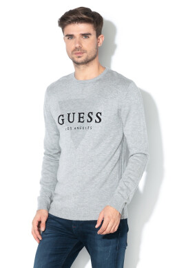 GUESS JEANS Пуловер с лого - Pepit.bg