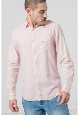 GUESS Риза с лен - Pepit.bg