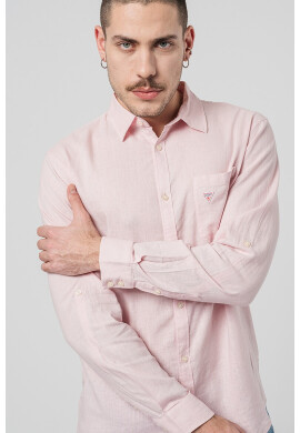 GUESS Риза с лен - Pepit.bg