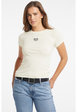 GUESS JEANS Слим тениска - Pepit.bg