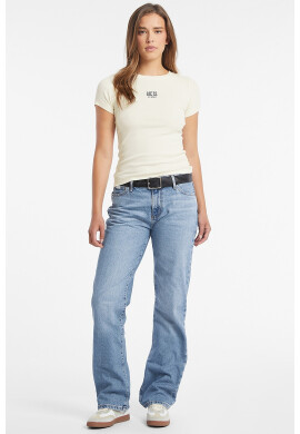 GUESS JEANS Слим тениска - Pepit.bg