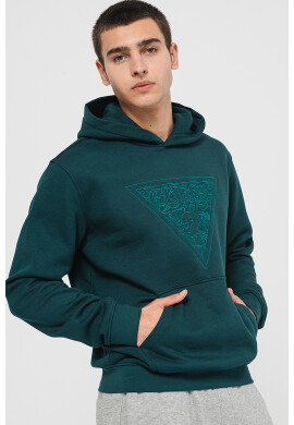 GUESS Худи с джоб кенгуру - Pepit.bg