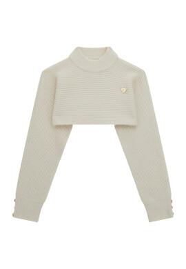 GUESS KIDS Къс рипсен пуловер - Pepit.bg