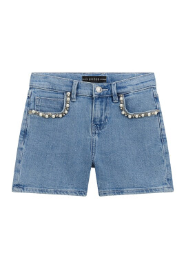 GUESS KIDS Къси дънки с еко перли - Pepit.bg