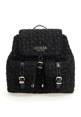 Guess Раница Adam от туид с капаче - Pepit.bg
