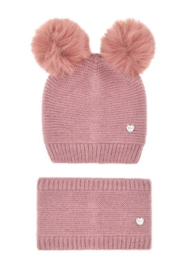 GUESS KIDS Шапка с помпон и бъф - Pepit.bg