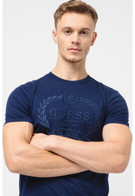 GUESS Фитнес тениска с лого - Pepit.bg
