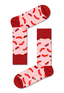 Happy Socks Унисекс дълги чорапи с десен - 3 чифта - Pepit.bg