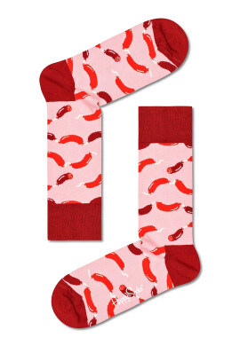 Happy Socks Унисекс дълги чорапи с десен - 3 чифта - Pepit.bg