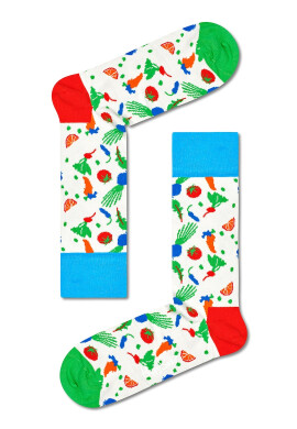 Happy Socks Унисекс дълги чорапи с десен - 3 чифта - Pepit.bg