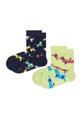 Happy Socks Чорапи с рипсен ефект - 2 чифта - Pepit.bg