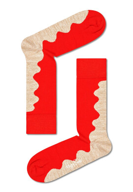 Happy Socks Десенирани дълги чорапи - 3 чифта - Pepit.bg