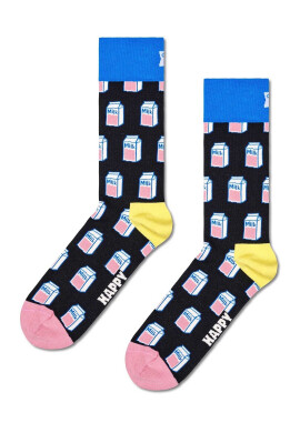 Happy Socks Дълги чорапи - 4 чифта - Бял/Розово/Тъмносин - Pepit.bg