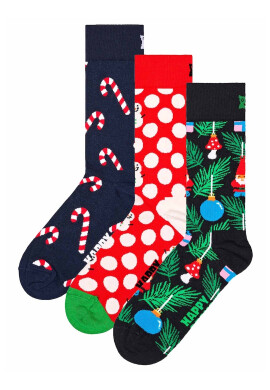 Happy Socks Дълги чорапи с графика - 3 чифта - Pepit.bg