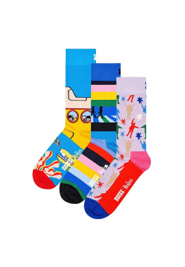 Happy Socks Дълги чорапи с принт - 3 чифта - Pepit.bg