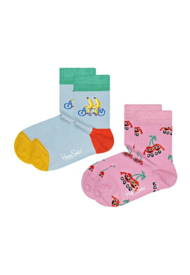 Happy Socks Къси чорапи с десен 2 чифта - Pepit.bg