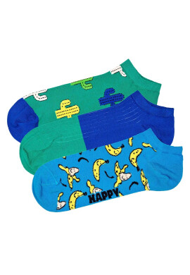 Happy Socks Унисекс чорапи до глезена - 3 чифта - Pepit.bg