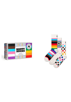 Happy Socks Унисекс чорапи Pride - 3 чифта - Pepit.bg