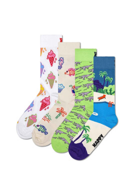 Happy Socks Унисекс чорапи с принт - 4 чифта - Pepit.bg