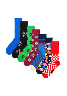 Happy Socks Унисекс чорапи с принт - 7 чифта - Pepit.bg