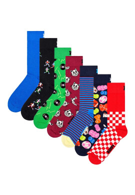Happy Socks Унисекс чорапи с принт - 7 чифта - Pepit.bg