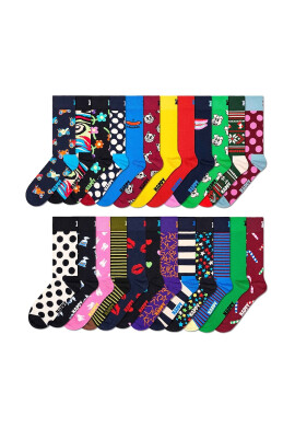 Happy Socks Унисекс дълги чорапи 24 чифта - Pepit.bg